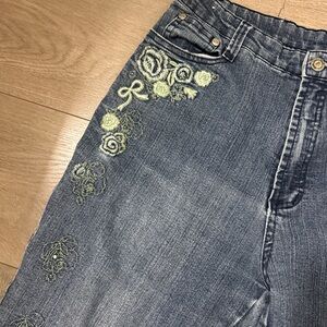 Shy Ger Vintage Embroidered Jeans Size 9-10